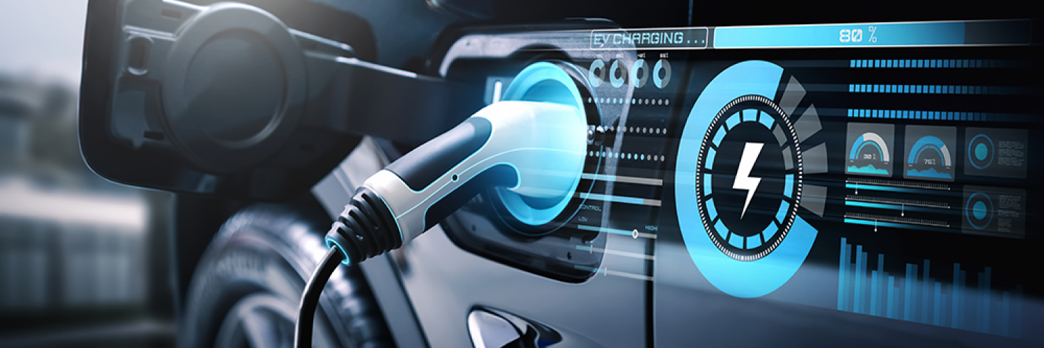 EV charging from up close with tech details