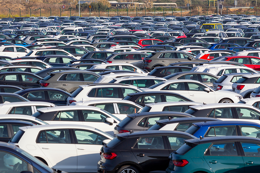 park of cars