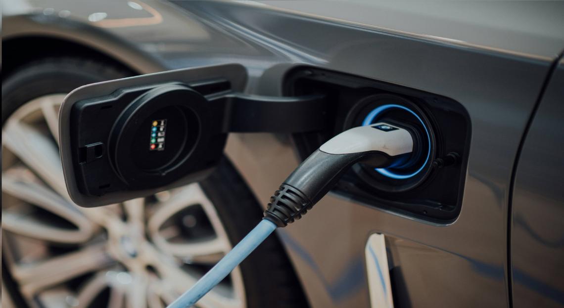 close up phev charging